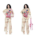 Tie-Dye Fashion Cartoon Set, One Size